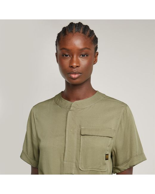 G-Star Green Belted Dress