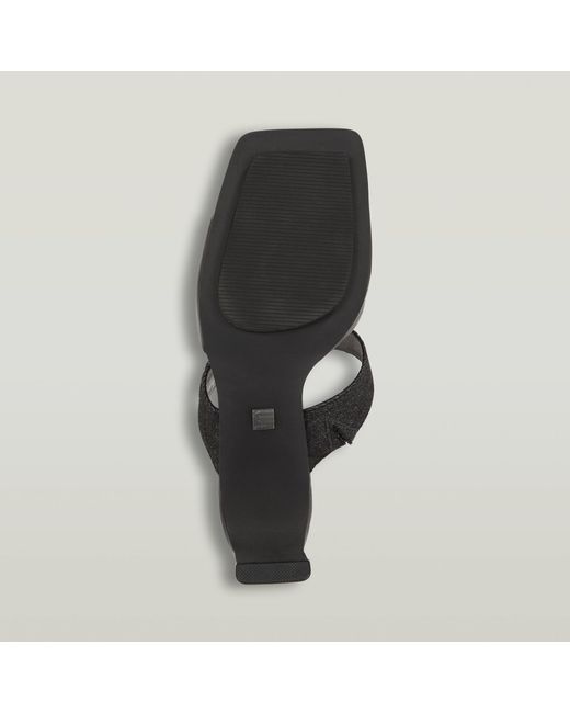 G-Star Black Darcy Leder-Slipper