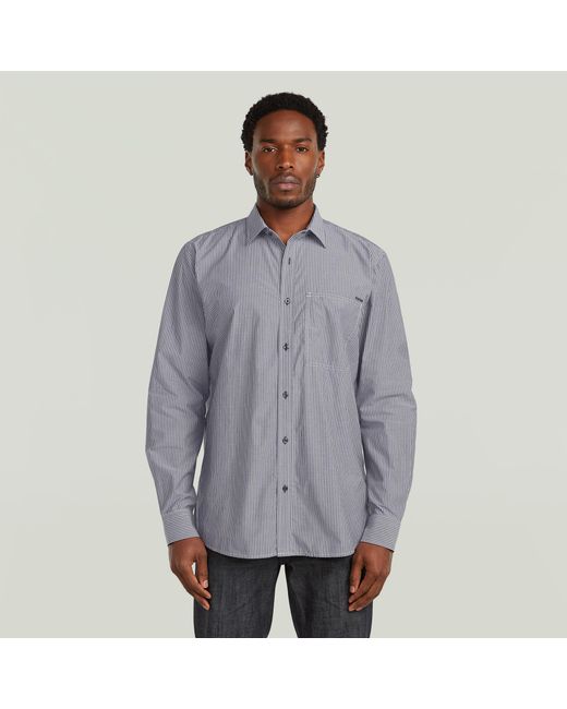 G-Star One Pocket Regular Overhemd in het Gray voor heren