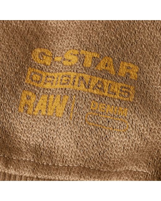 G-Star RAW Musa Stencil Sweater in het Brown voor heren