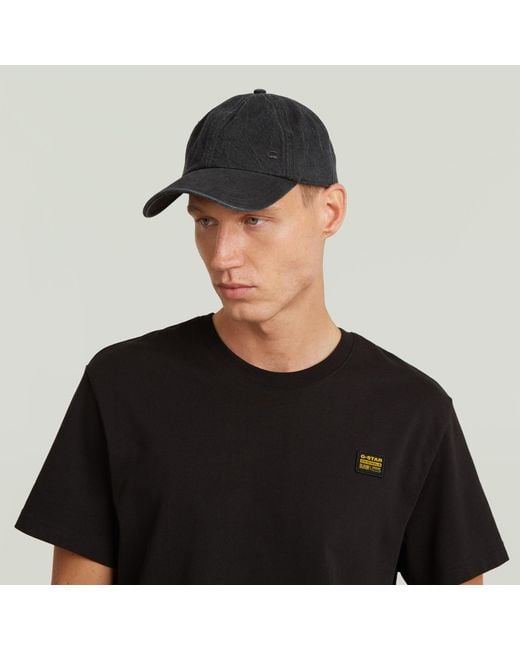 G-Star Black Avernus Baseball Cap Worn for men