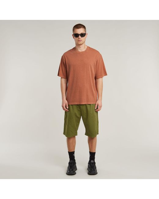 G-Star Pleated Chino Shorts in Green für Herren