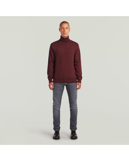 G-Star Premium Core Turtle Strickpullover in Red für Herren