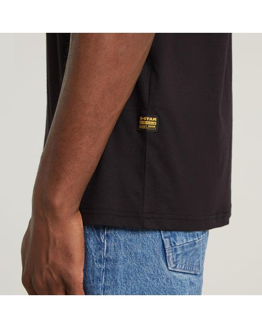 G-Star Finger Print Burger T-Shirt in Black for Men | Lyst