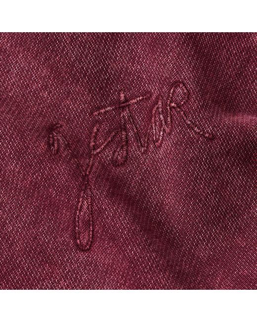 G-Star Washed A-Line Script Sweater in het Red