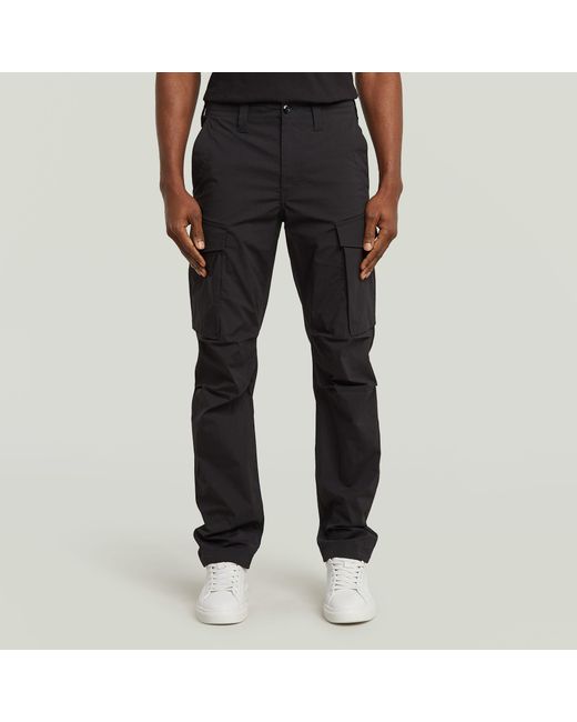 G-Star Black Core Regular Cargo Pants for men