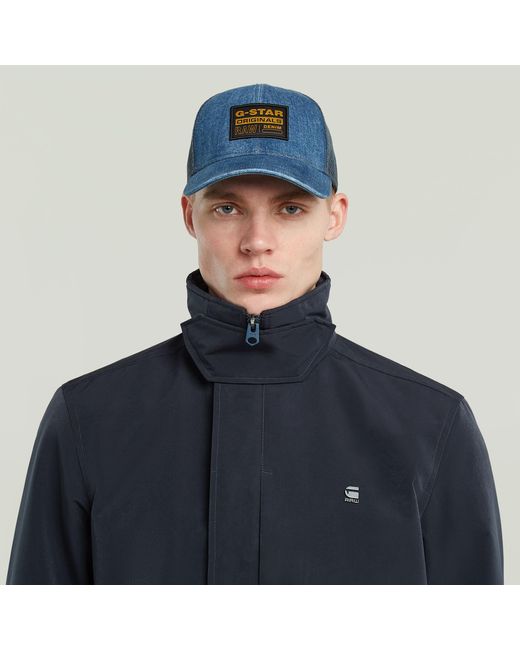 G-Star Garber Trenchcoat, Nicht Wattiert in Blue für Herren