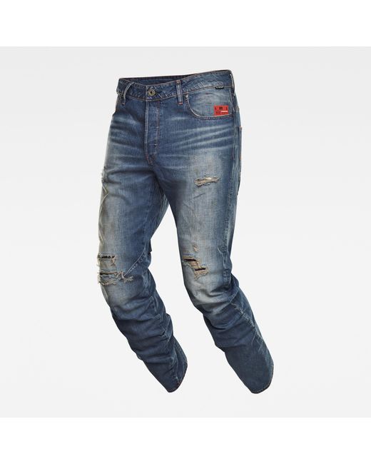 G-Star RAW E Arc 3d Relaxed Tapered Jeans in het Blauw voor heren | Lyst NL