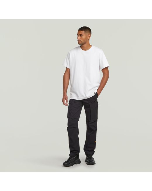 G-Star Black Core Regular Cargo Pants for men