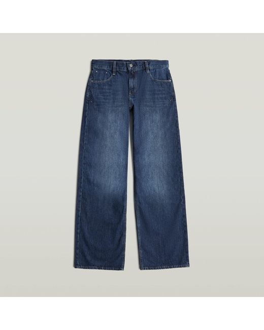 G-Star Blue Judee Low Waist Loose Jeans Worn