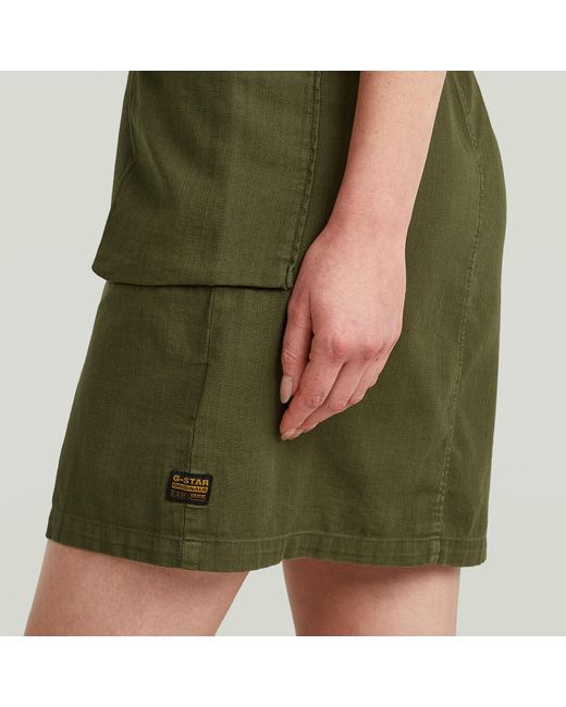 G-Star Green Soft Utility Kleid