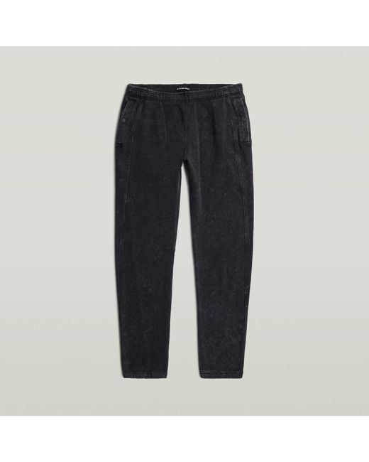 G-Star Black Washed 3D Sweatpants for men