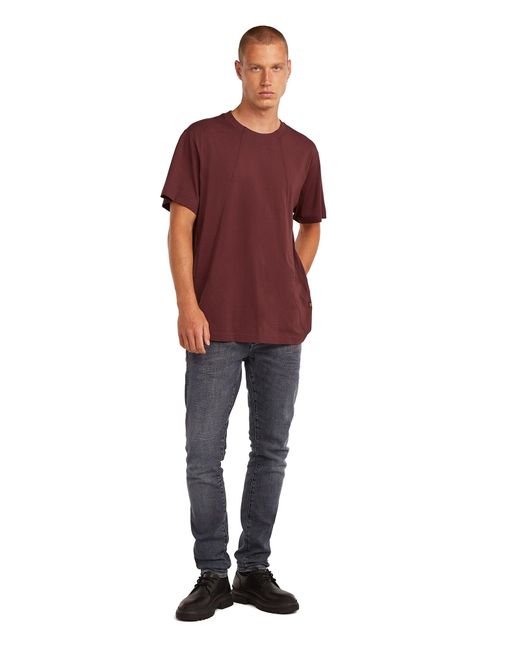 G-Star Red A Line Loose T-Shirt for men