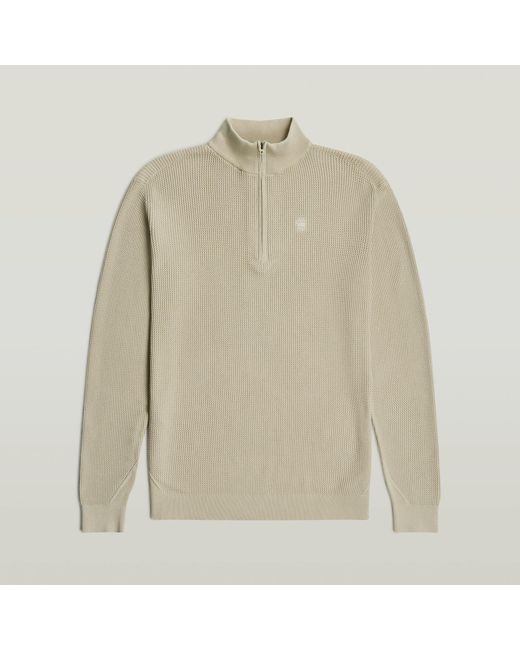 G-Star Serrated Skipper Trui in het Natural voor heren