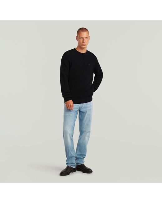 Pull Honey Comb Structure G-Star pour homme en coloris Black