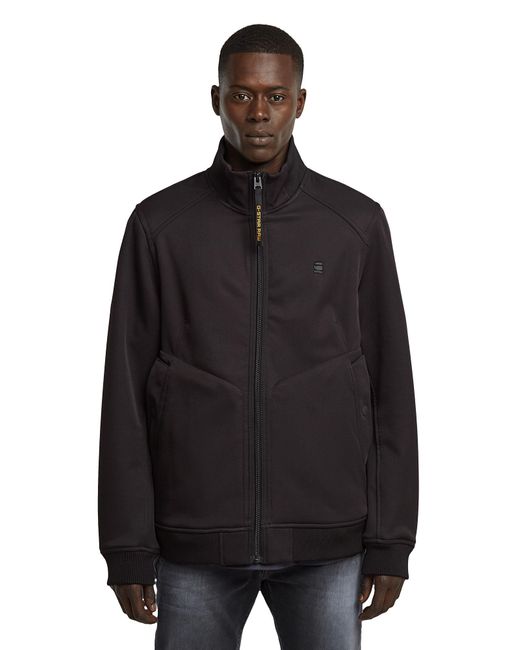 G-Star Black Softshell Track Jacket for men