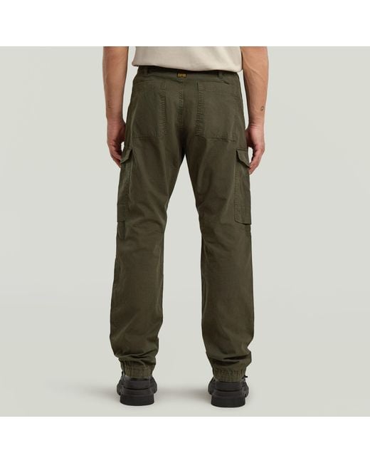 G-Star Green Clean Regular Cargo Pants for men