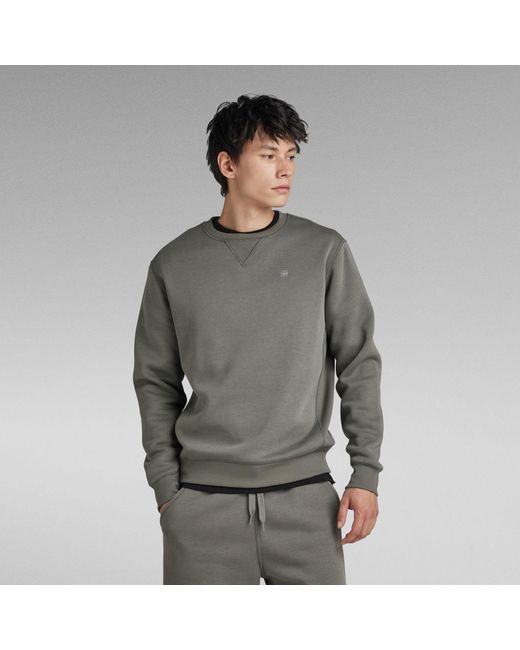 G-Star RAW Premium Core Sweater in het Gray voor heren