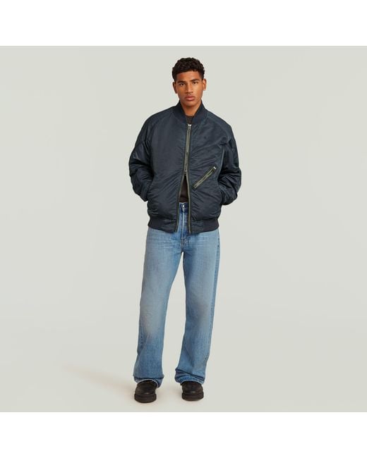 G-Star Ga-1 Padded Bomber Jacket in Blue for Men | Lyst