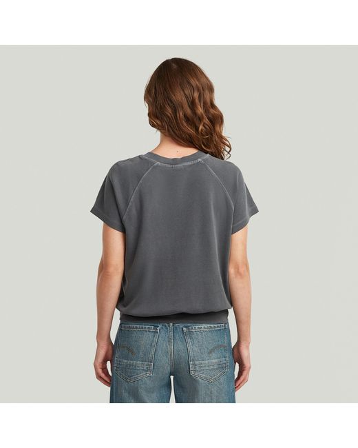 G-Star Gray Raglan T-Shirt