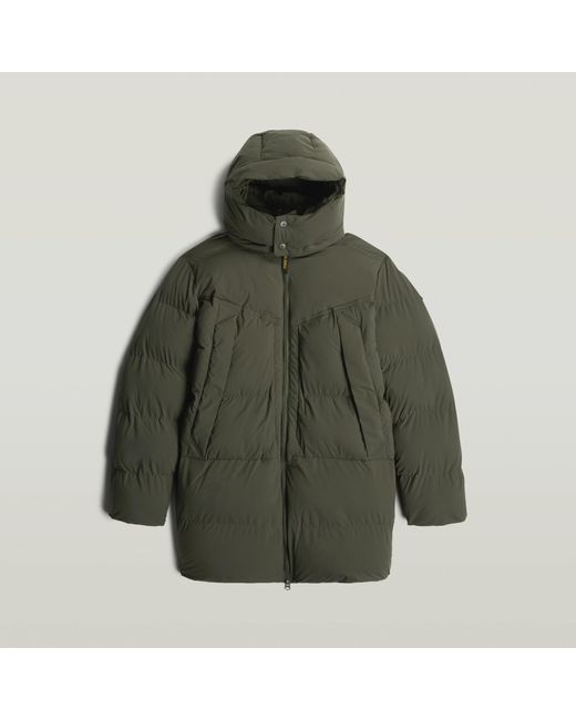 G-Star G-Whistler Padded Hooded 2.0 Parka in het Green voor heren