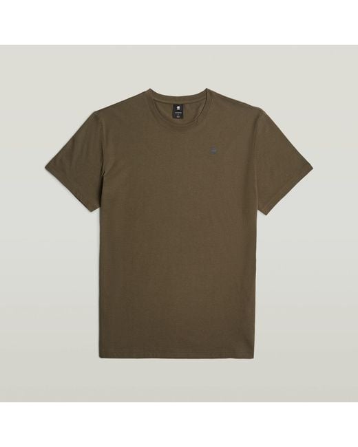 G-Star Base T-Shirt in het Green voor heren