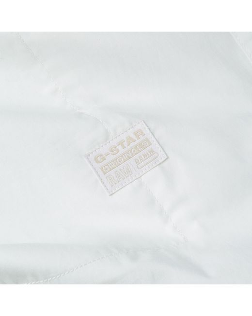 Chemise G4A Slim G-Star RAW pour homme en coloris White