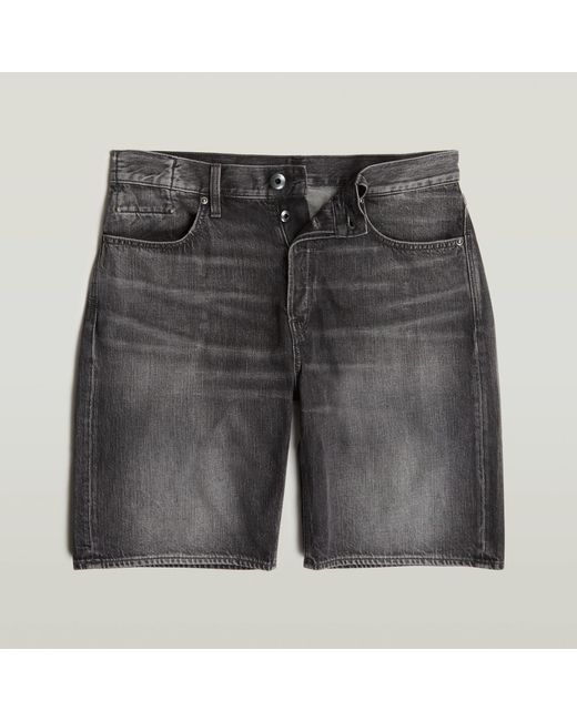 G-Star Dakota Short Clean Edge in het Black voor heren