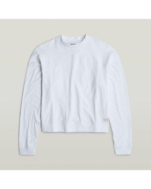 Top Constructed Loose Mock G-Star RAW en coloris White