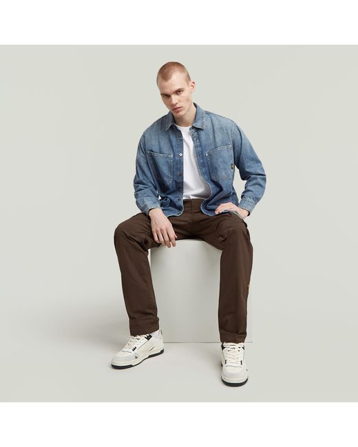 G-Star Brown Core Regular Cargo Pants for men