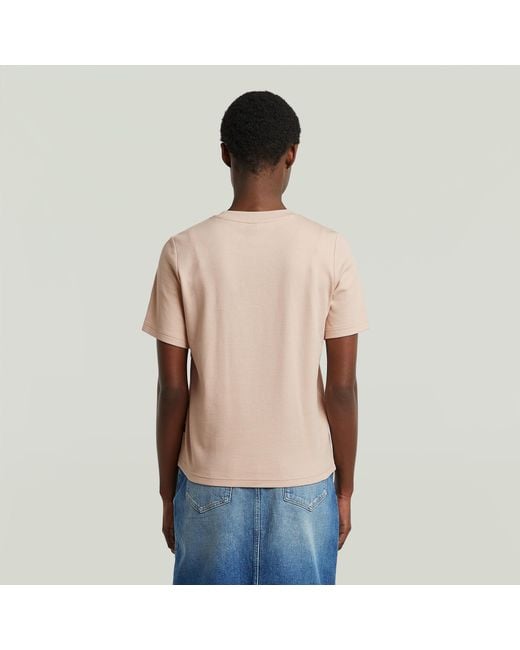 G-Star Blue Script T-Shirt