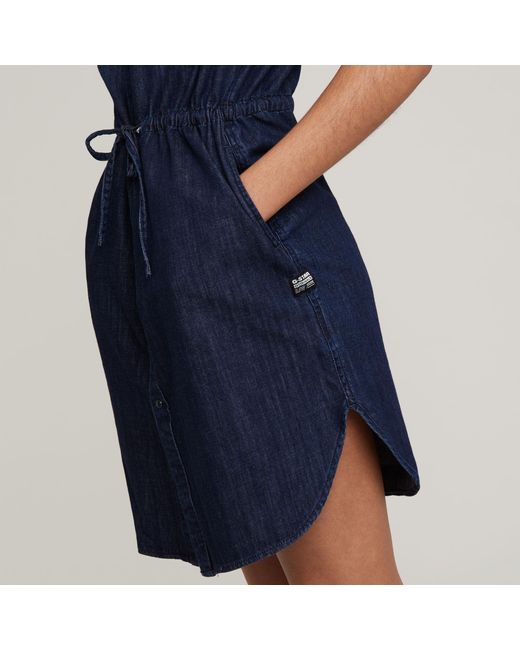G-Star Blue Tacoma Shirt Dress