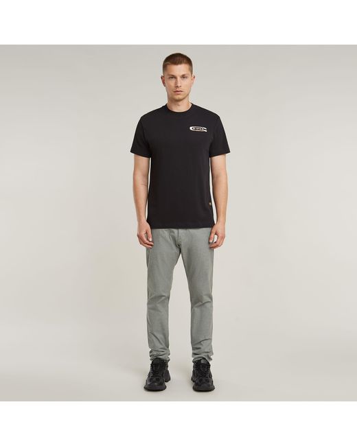 G-Star Black Back Graphic Arch T-Shirt for men