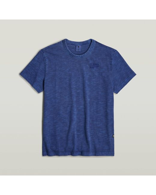 T-Shirt Musa Stencil Pigment Dye G-Star RAW pour homme en coloris Blue