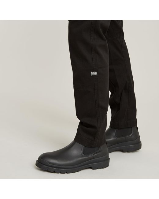 G-Star Black G-Star Raw Cargo Regular Tapered Pants for men