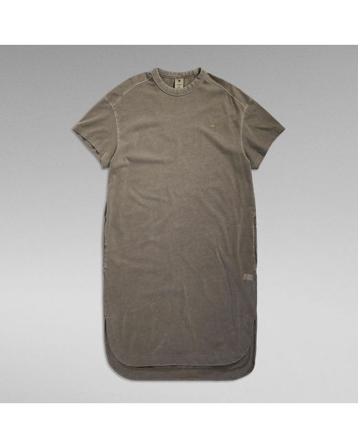 G-Star RAW Natural Overdyed Loose T-Shirt Kleid