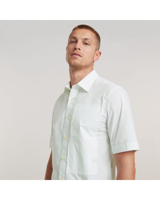 G-Star RAW G4A Slim Hemd in White für Herren