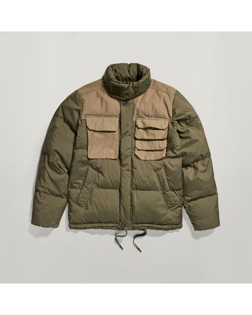 G-Star Green Attac Utility Pm Puffer for men