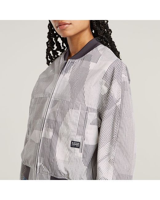 G-Star Gray Summer Bomber