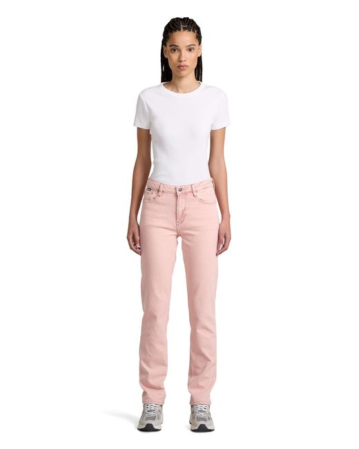 G-Star Pink Iggie Straight Jeans