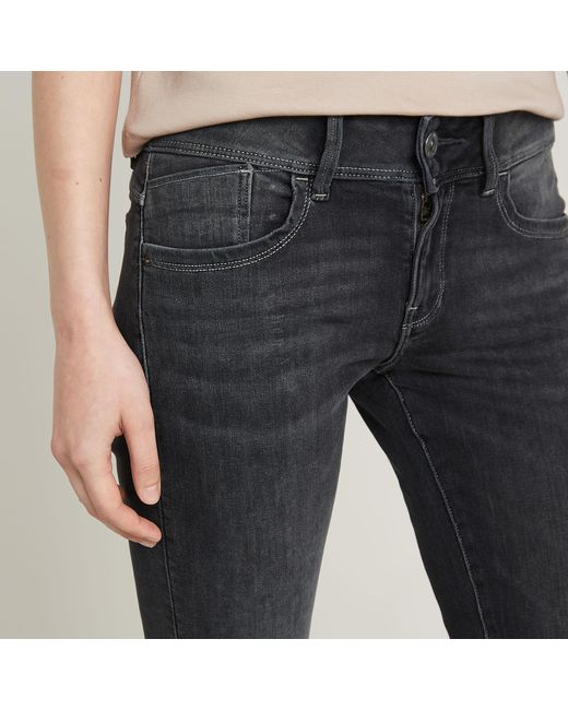 G-Star Blue Lynn Mid Skinny Jeans
