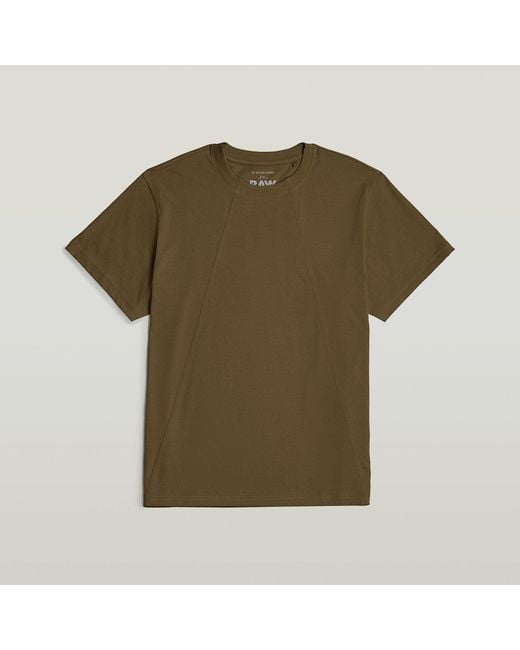 G-Star Green A Line Loose T-Shirt for men