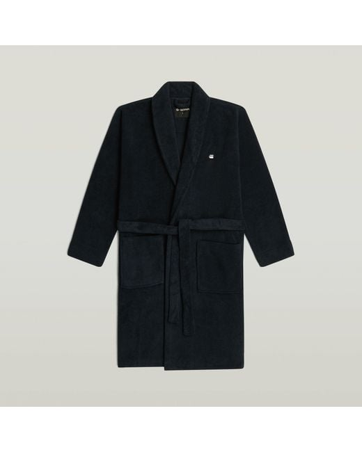 G-Star Black Bathrobe for men