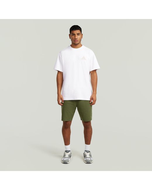G-Star Structured Jersey Short in het Green voor heren