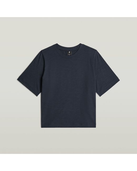 T-Shirt Boxy G-Star en coloris Blue