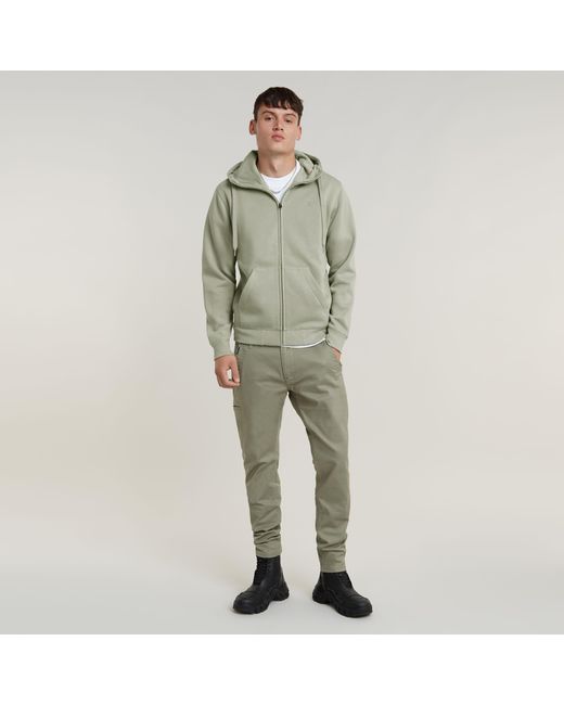 G-Star RAW Premium Core Zip Thru Hoodie in Green für Herren