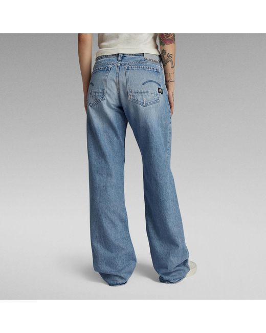 G-Star RAW Judee Low Waist Loose Jeans in het Blue