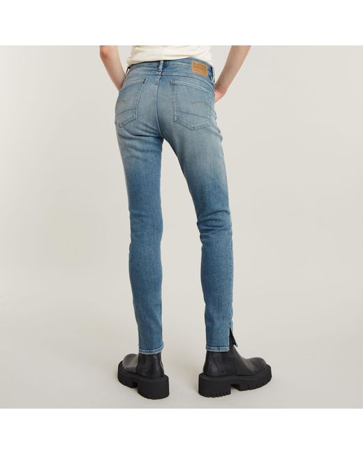 G-Star RAW Blue Lhana Skinny Split Jeans