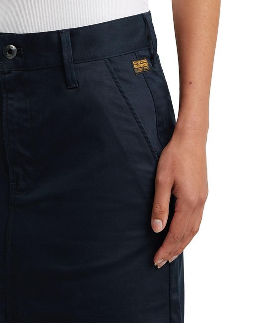 G-Star Blue Chino Skirt