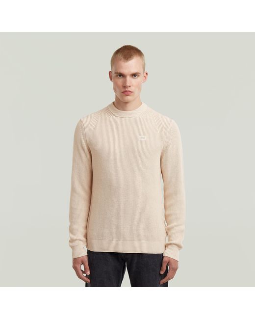 G-Star Pullover in het Natural voor heren